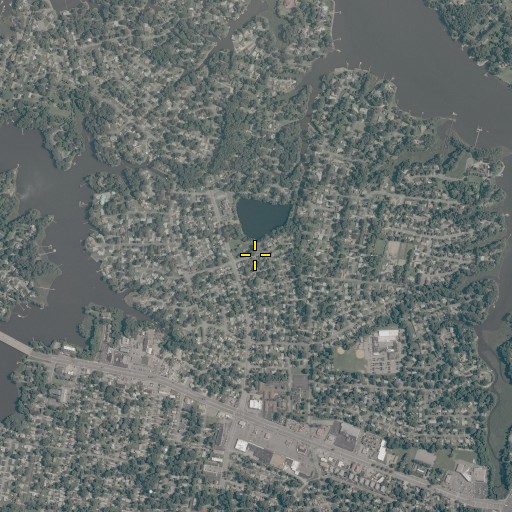 Aerial/Satellite Image of Saint Brides Church, VA