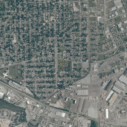 Aerial/Satellite Image of Saint Pauls Cemetery, VA