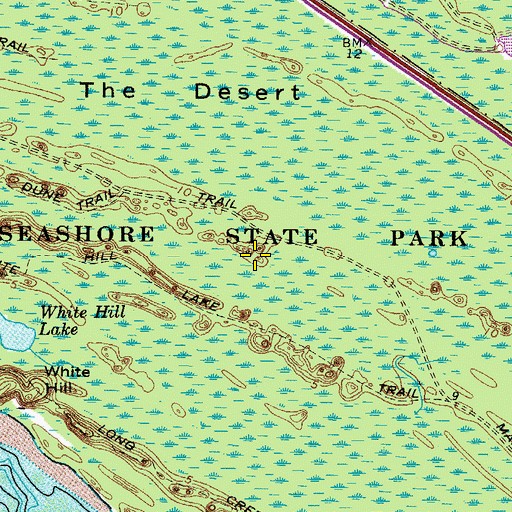 Topographic Map of First Landing State Park, VA