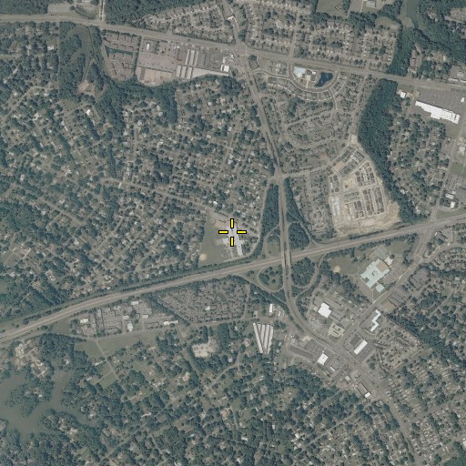 Aerial/Satellite Image of Shelton Park Elementary School, VA