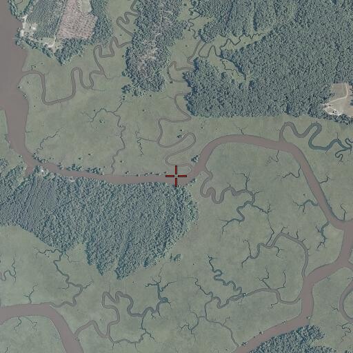 Aerial/Satellite Image of Shipyard Creek, VA