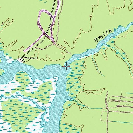 Topographic Map of Smith Creek, VA