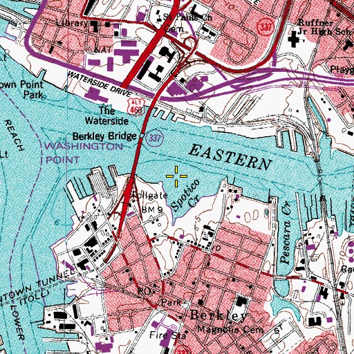 Topographic Map of Spotico Creek, VA