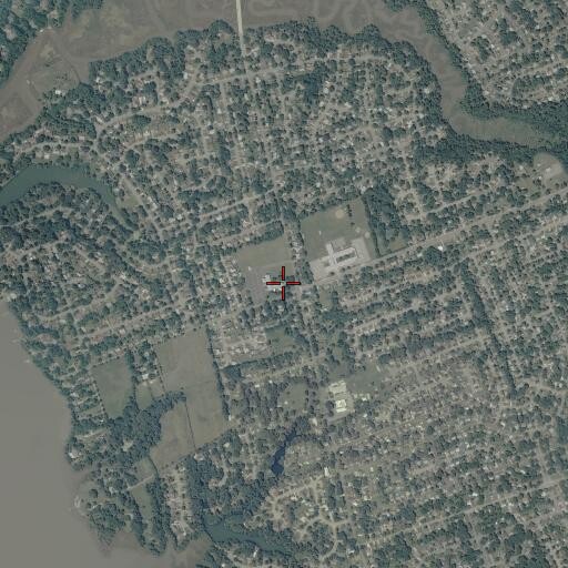 Aerial/Satellite Image of Tabernacle Church, VA