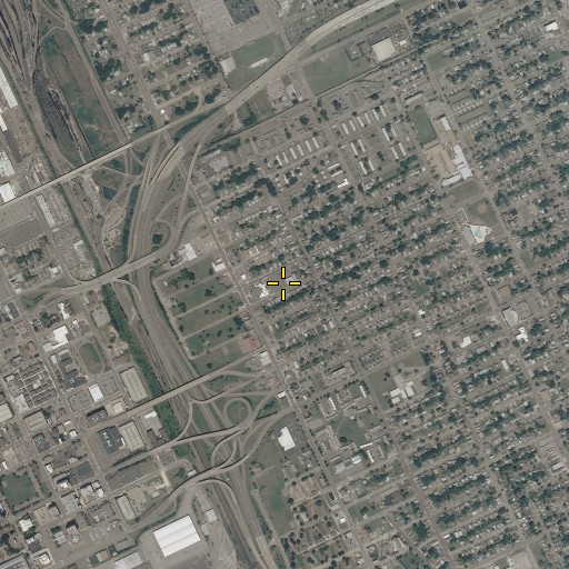 Aerial/Satellite Image of Thomas Jefferson School, VA