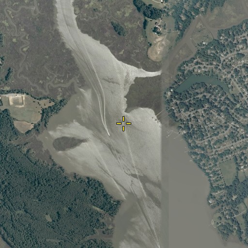 Aerial/Satellite Image of Thorofare Point, VA