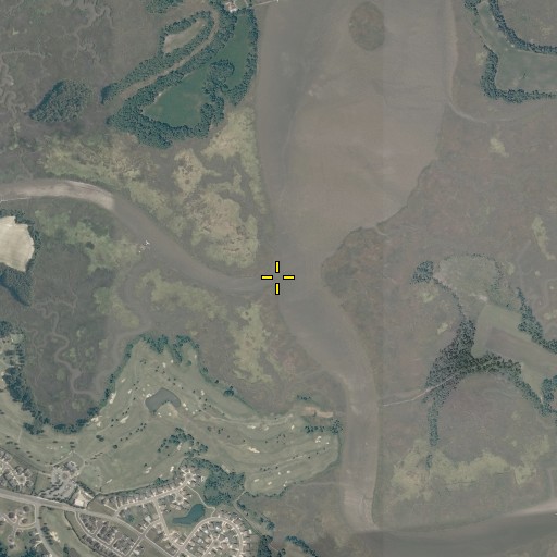 Aerial/Satellite Image of Western Branch Nansemond River, VA
