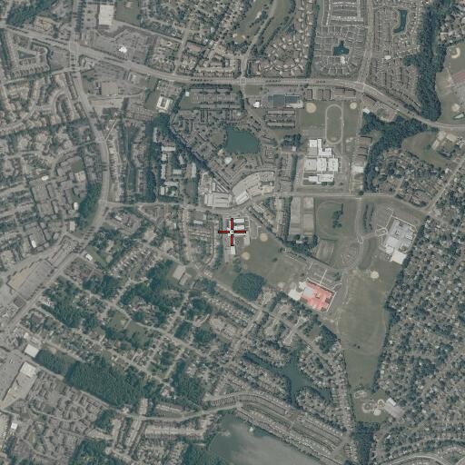 Aerial/Satellite Image of Bettie F Williams Elementary School, VA