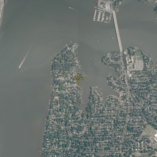 Aerial/Satellite Image of Boushs Bluff, VA