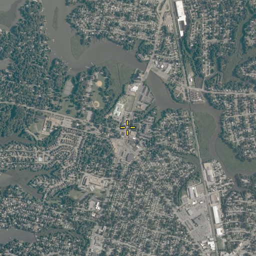 Aerial/Satellite Image of Willowood Shopping Center, VA