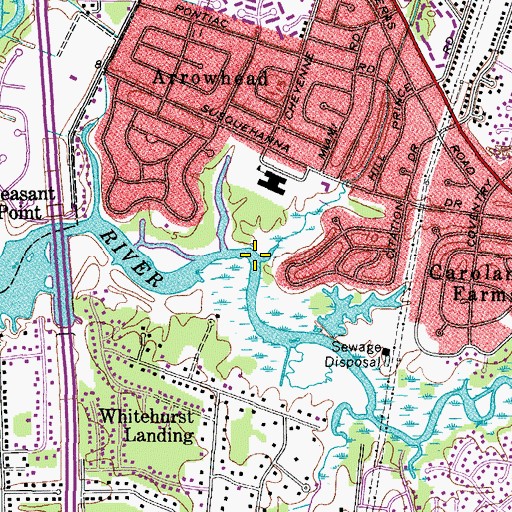 Topographic Map of Pattersons Creek, VA