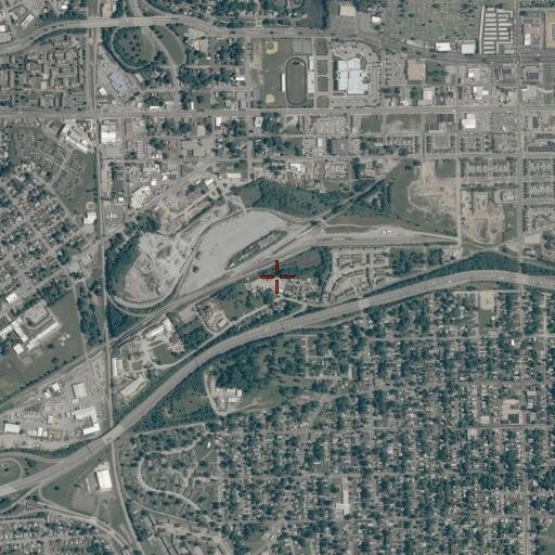 Aerial/Satellite Image of WPCE-AM (Portsmouth), VA