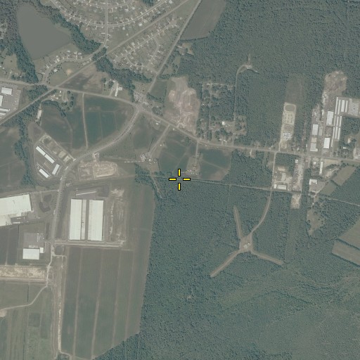 Aerial/Satellite Image of WLTY-FM (Norfolk), VA