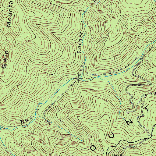 Topographic Map of Locust Fork, VA