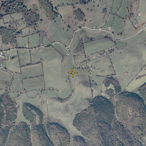 Aerial/Satellite Image of North Fork Moccasin Creek, VA