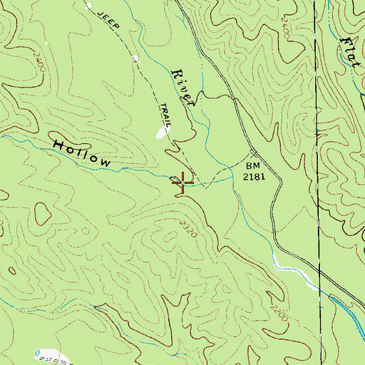 Topographic Map of Stillhouse Hollow, VA
