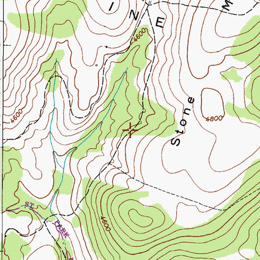 Topographic Map of Scales Trail, VA