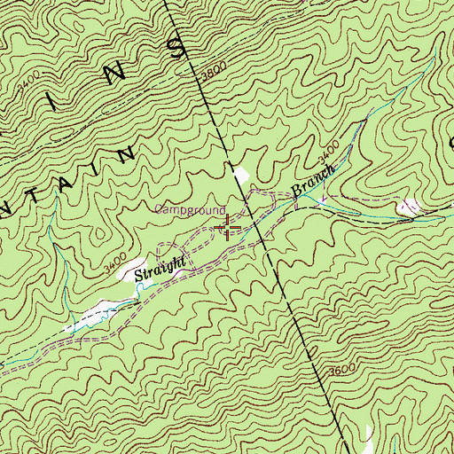 Topographic Map of Beartree Family Camp, VA