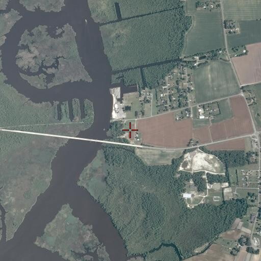 Aerial/Satellite Image of Pungo Ferry, VA