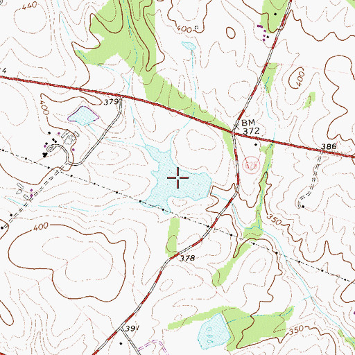 Topographic Map of Stillfreds Pond, VA