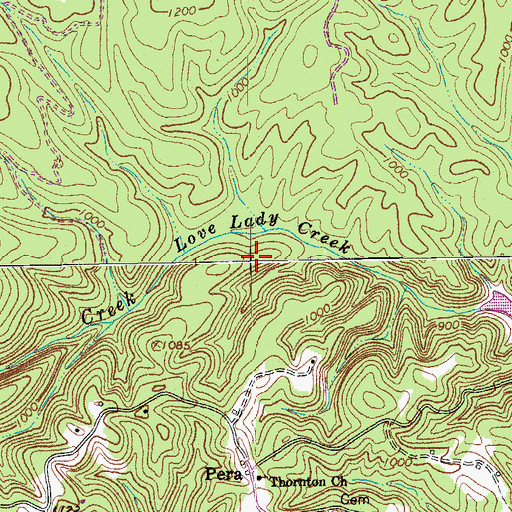 Topographic Map of Pleasantview Hunt Club Pond, VA
