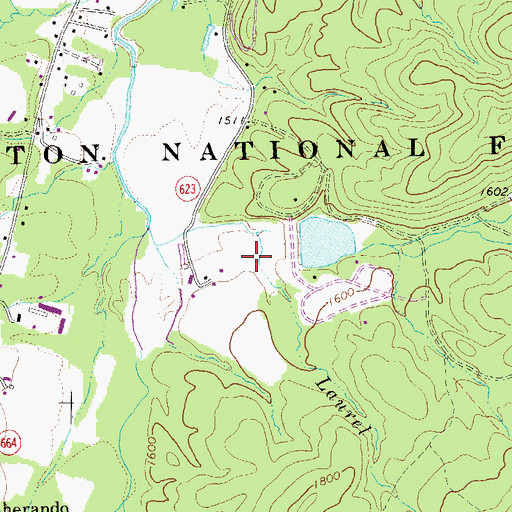 Topographic Map of South River Number 25 Dam, VA