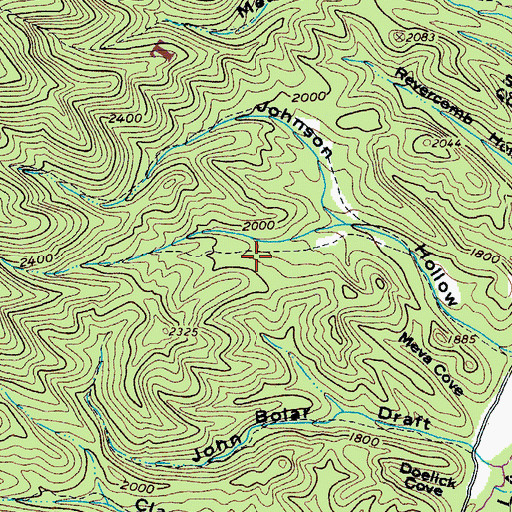 Topographic Map of South River Number 19 Dam, VA