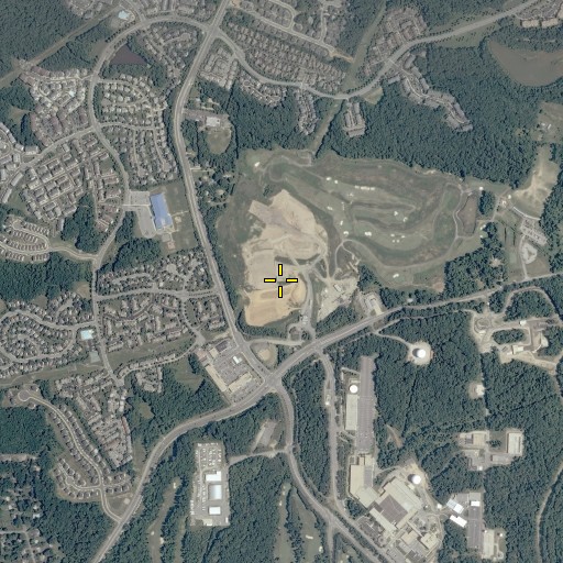Aerial/Satellite Image of Hilltop Dam, VA