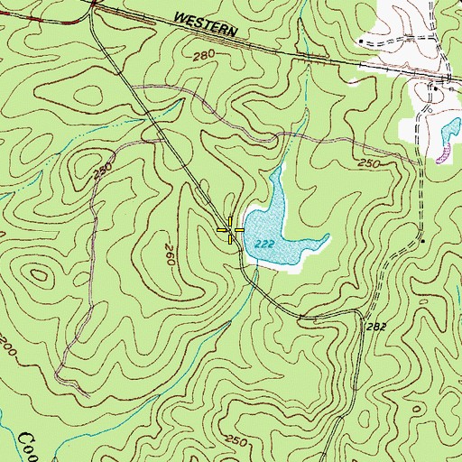 Topographic Map of Spangler Dam, VA
