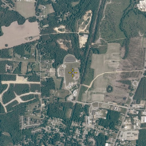 Aerial/Satellite Image of Sewage Disposal Pond Dam, VA