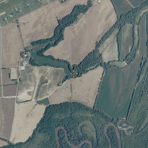 Aerial/Satellite Image of Curling Dam, VA