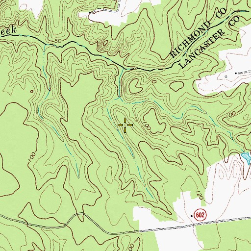Topographic Map of Marsh Dam, VA