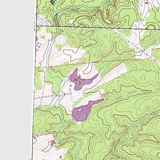 Topographic Map of Woolfolks Pond, VA