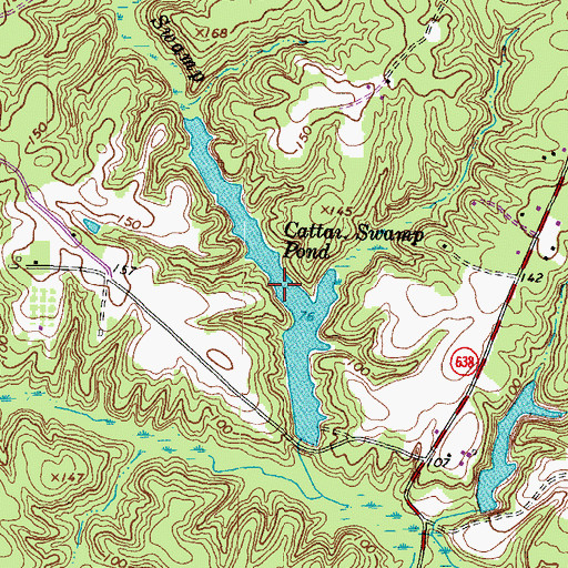 Topographic Map of Herman Lake, VA