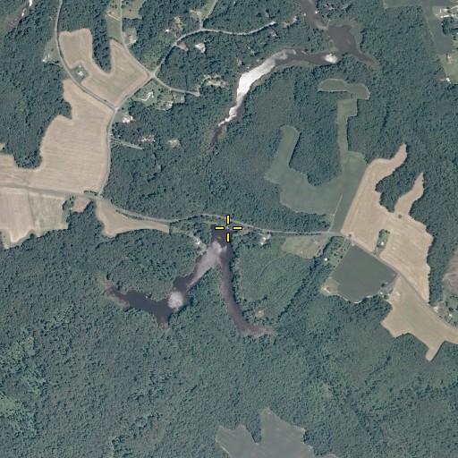 Aerial/Satellite Image of Sydnors Millpond Dam, VA