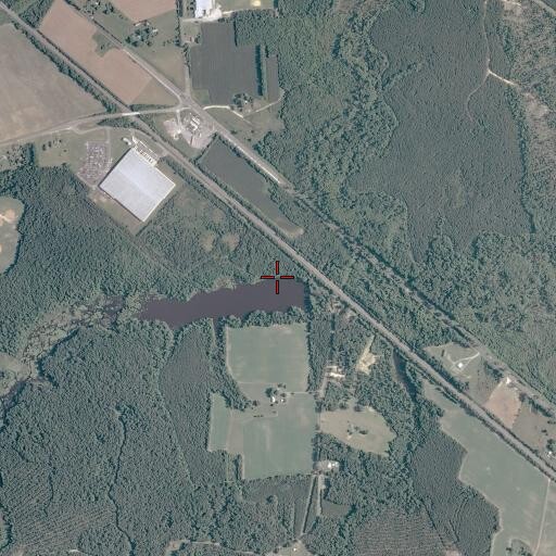 Aerial/Satellite Image of N and W Pond, VA