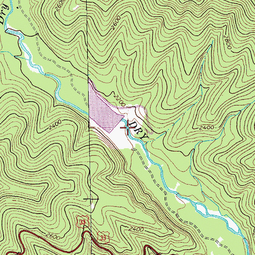 Topographic Map of Lower North River Site 82 Lake, VA