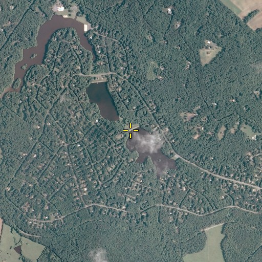 Aerial/Satellite Image of Grant Lake Dam, VA