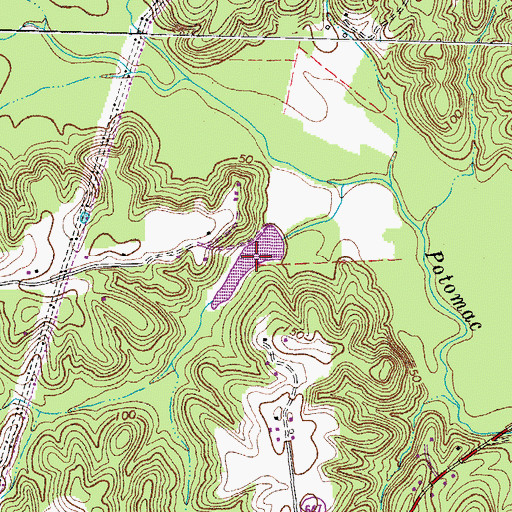Topographic Map of Henderson Lake, VA