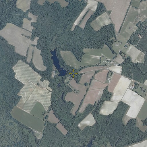 Aerial/Satellite Image of J B Harrell Dam, VA