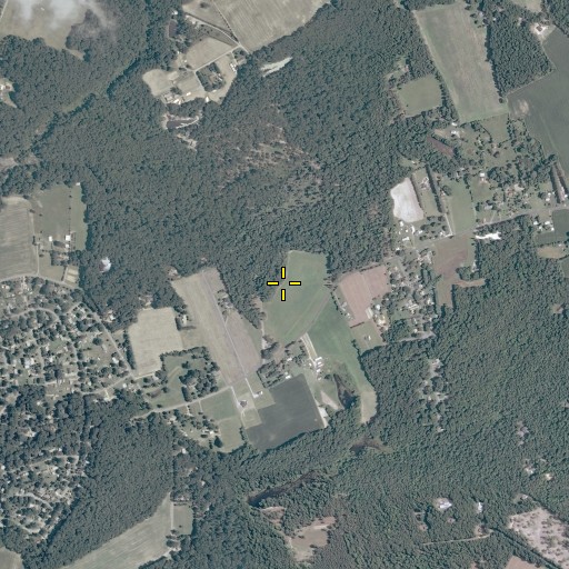 Aerial/Satellite Image of Cold Harbor Battlefield, VA