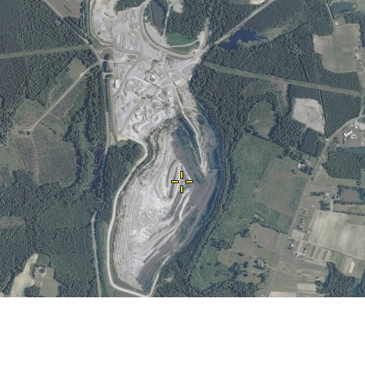 Aerial/Satellite Image of Skippers Quarry, VA
