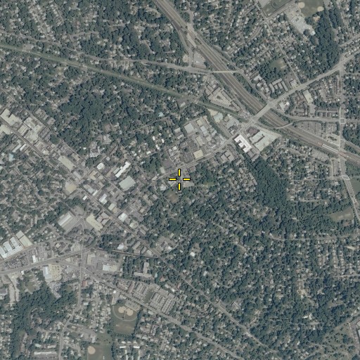 Aerial/Satellite Image of Crossman Methodist Church, VA