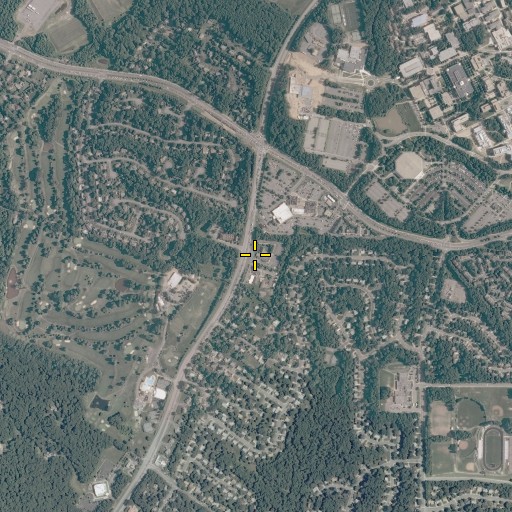 Aerial/Satellite Image of Salvation Army Church, VA