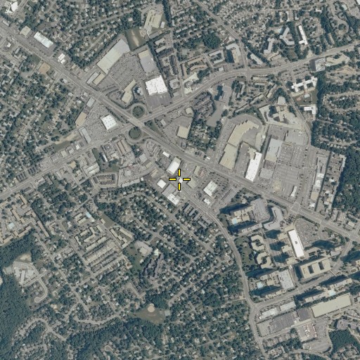 Aerial/Satellite Image of Department of Motor Vehicles Baileys Crossroads, VA