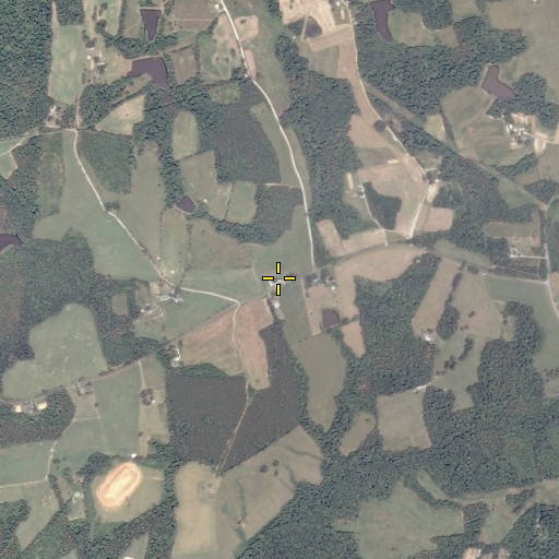 Aerial/Satellite Image of Bagby Memorial Cemetery, VA