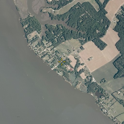 Aerial/Satellite Image of Clay Bank, VA