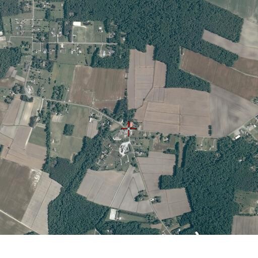 Aerial/Satellite Image of Creeds, VA