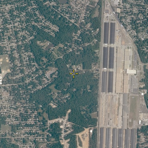 Aerial/Satellite Image of Drewrys Bluff, VA