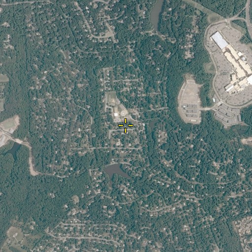 Aerial/Satellite Image of Holiday Hills, VA